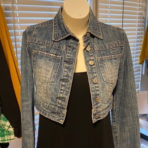 Cropped Jean jacket by Wet Seal